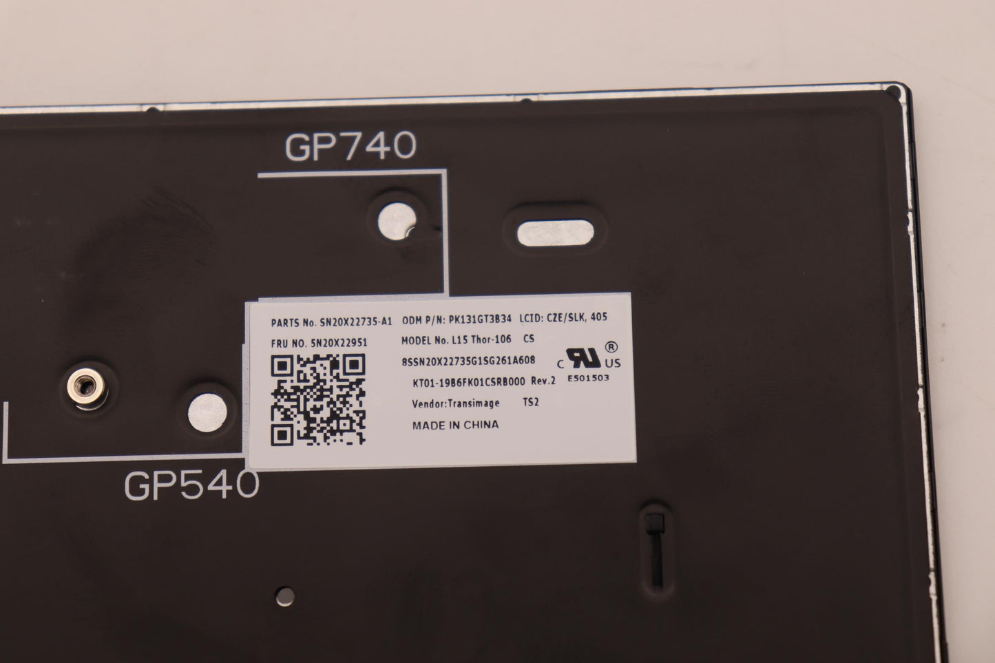 Lenovo Nb_Kyb Tr(P) Cs20 Kbd Triblbkc - 5N20X22951