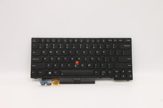 Lenovo Internal Keyboard, USA English, Black, Backlight - 5N20X68845