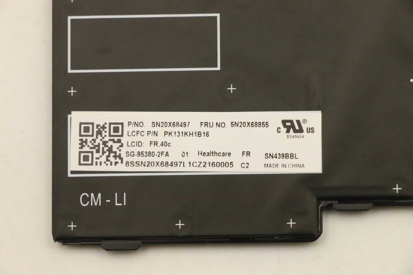 Lenovo Keyboard, Internal - 5N20X68855