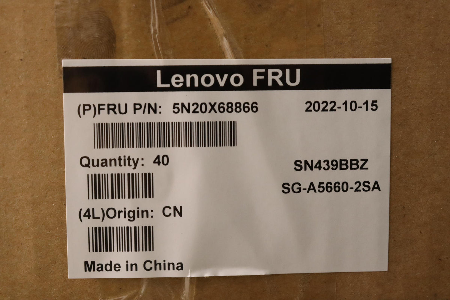 Lenovo Keyboard, Internal - 5N20X68866