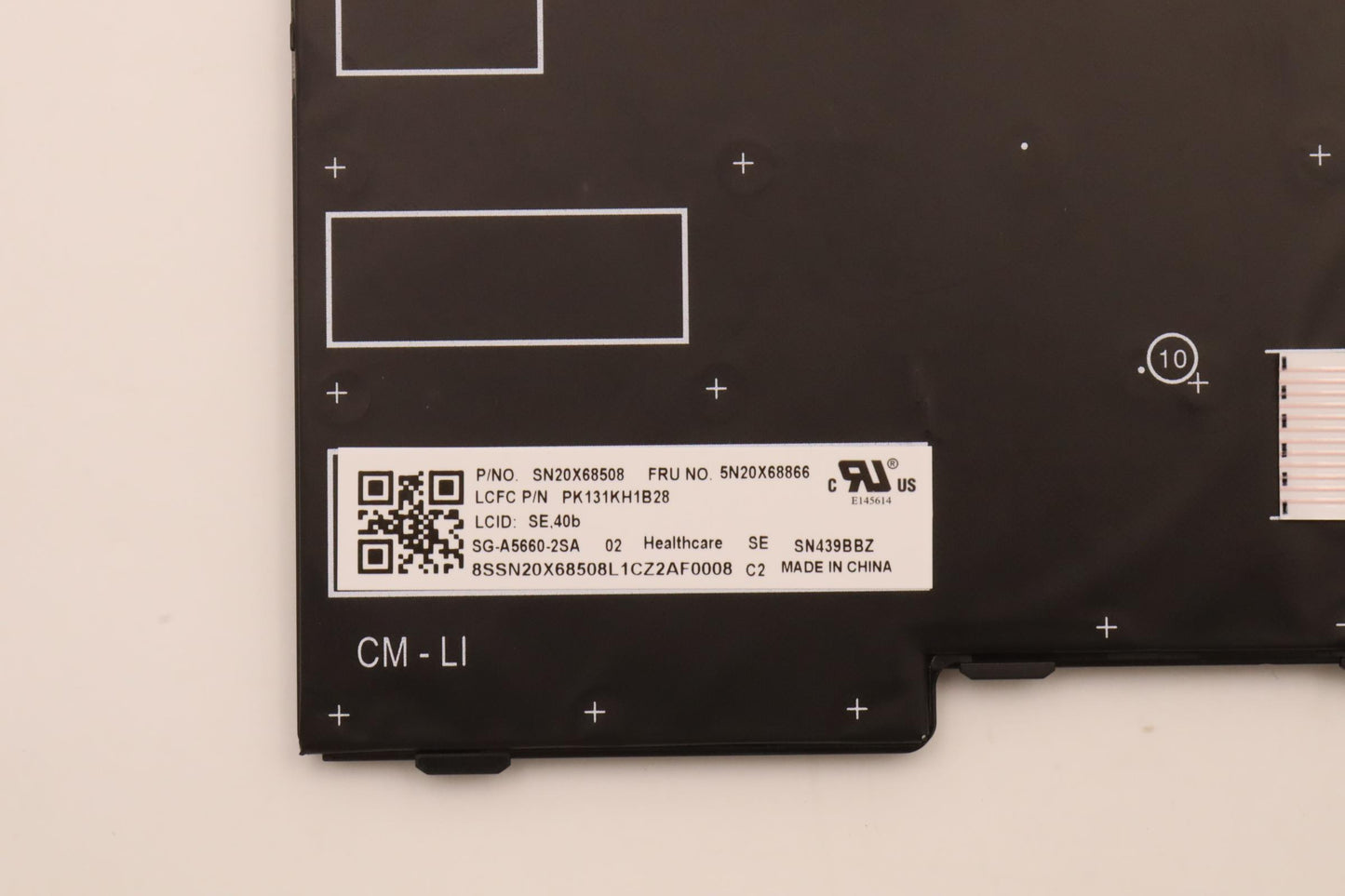 Lenovo Keyboard, Internal - 5N20X68866