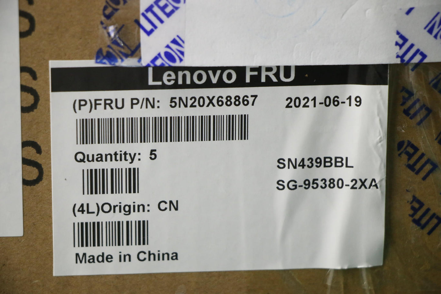 Lenovo Keyboard, Internal - 5N20X68867
