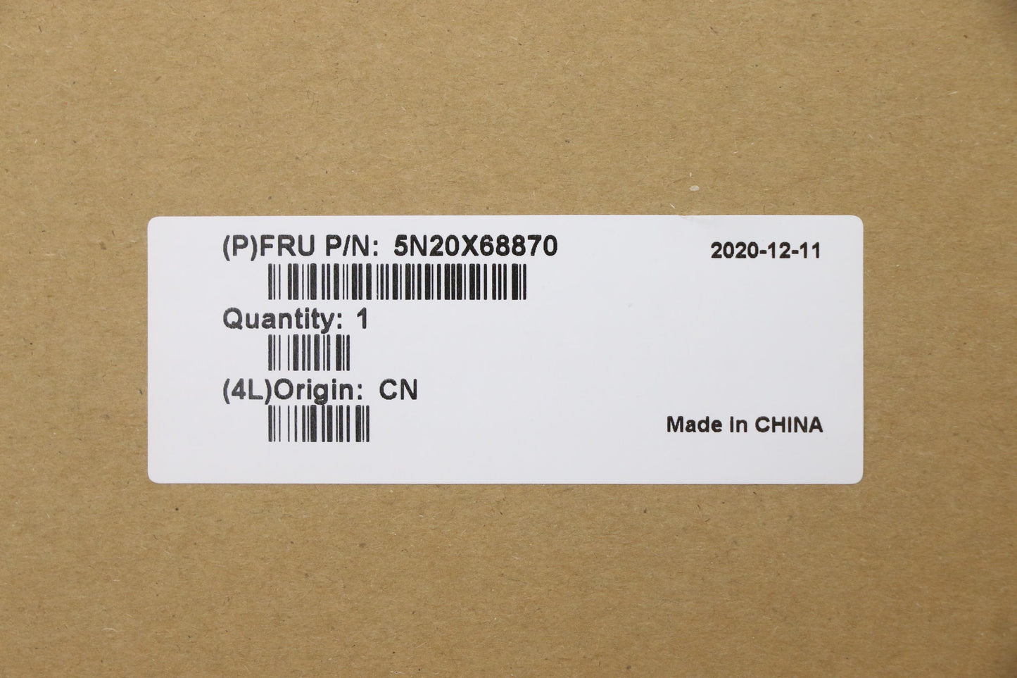 Lenovo Keyboard, Internal - 5N20X68870