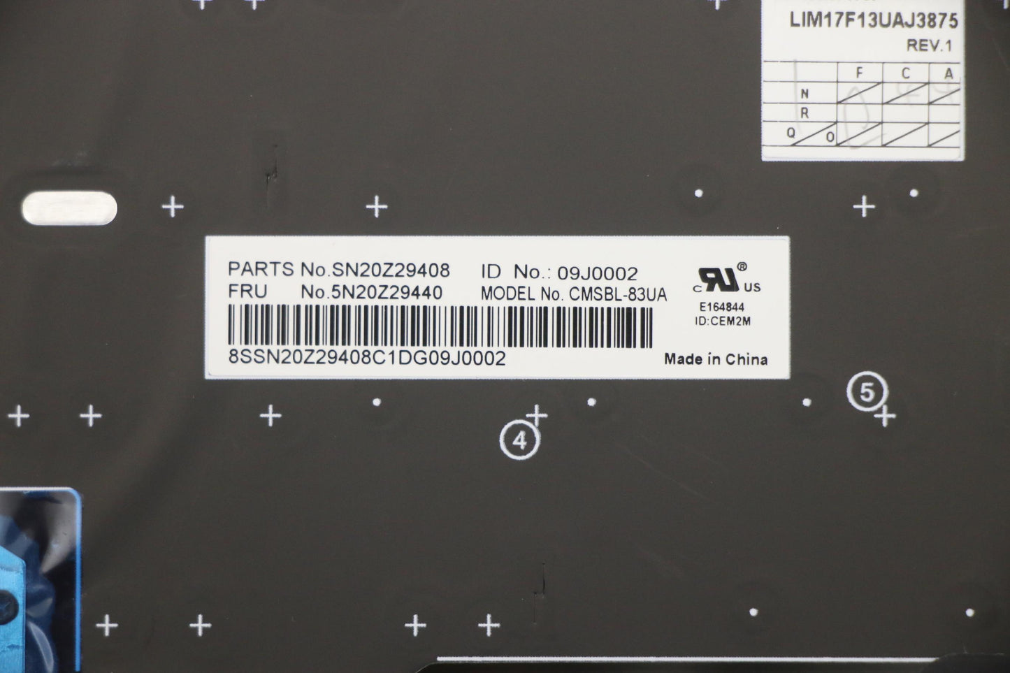 Lenovo Keyboard, External - 5N20Z29440