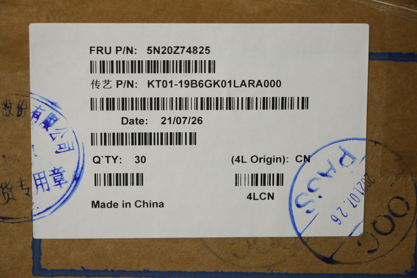 Lenovo Internal Keyboard, Spanish LA Layout, Black, Backlit, with Numeric Keypad - 5N20Z74825