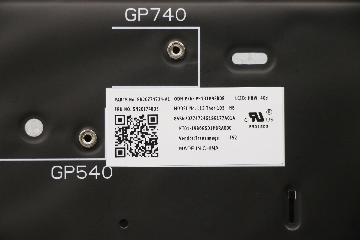 Lenovo Nb_Kyb Cs20 P Nm Kbd Triblbkhb - 5N20Z74835