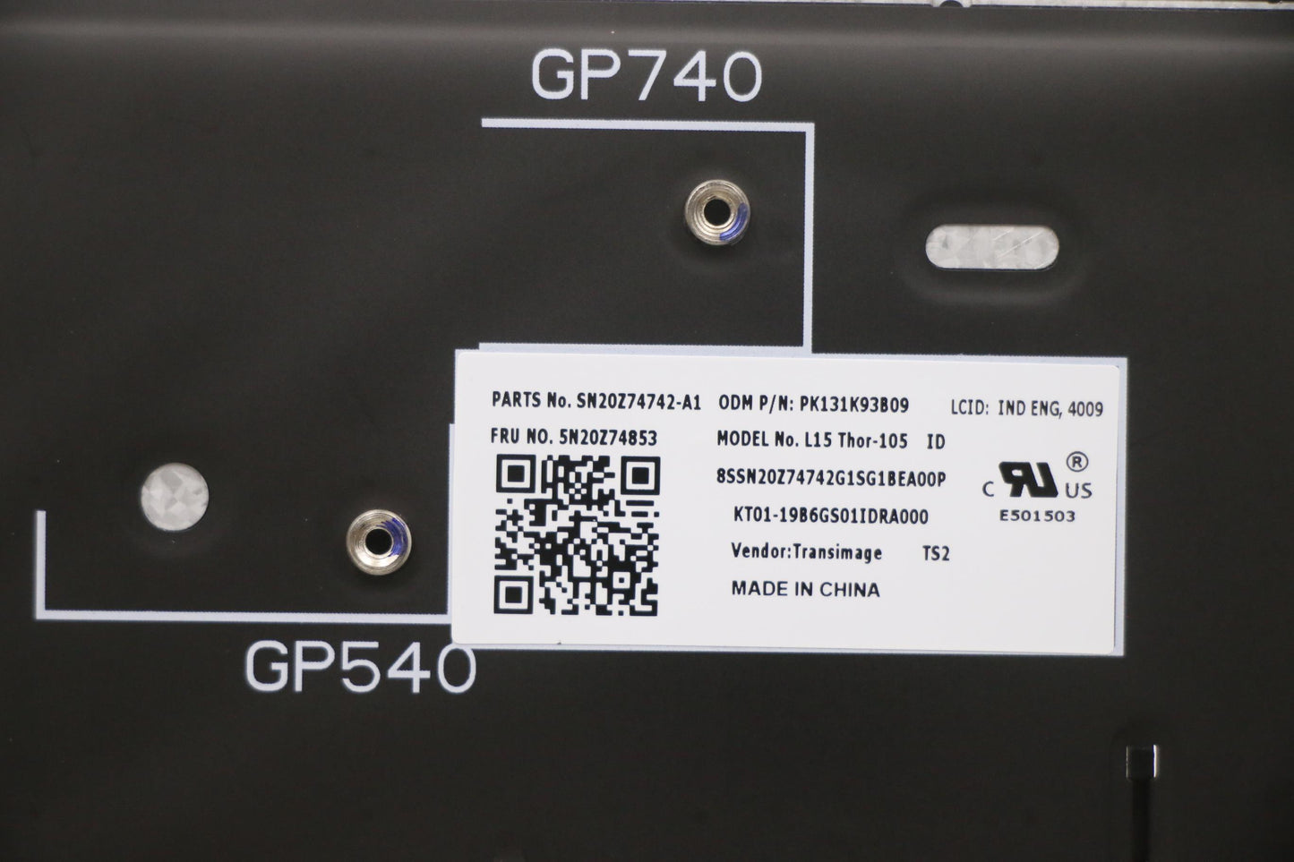 Lenovo Nb_Kyb Cs20 P Nm Kbd Triblbkin - 5N20Z74853