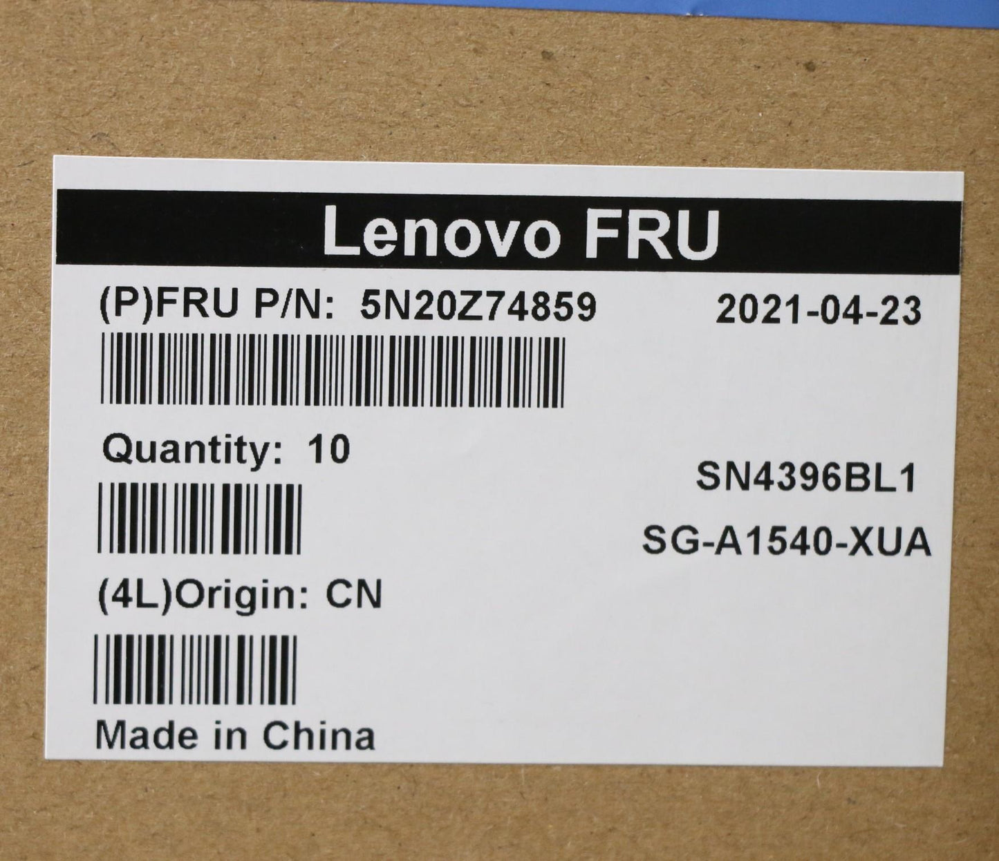 Lenovo Keyboard, Internal - 5N20Z74859