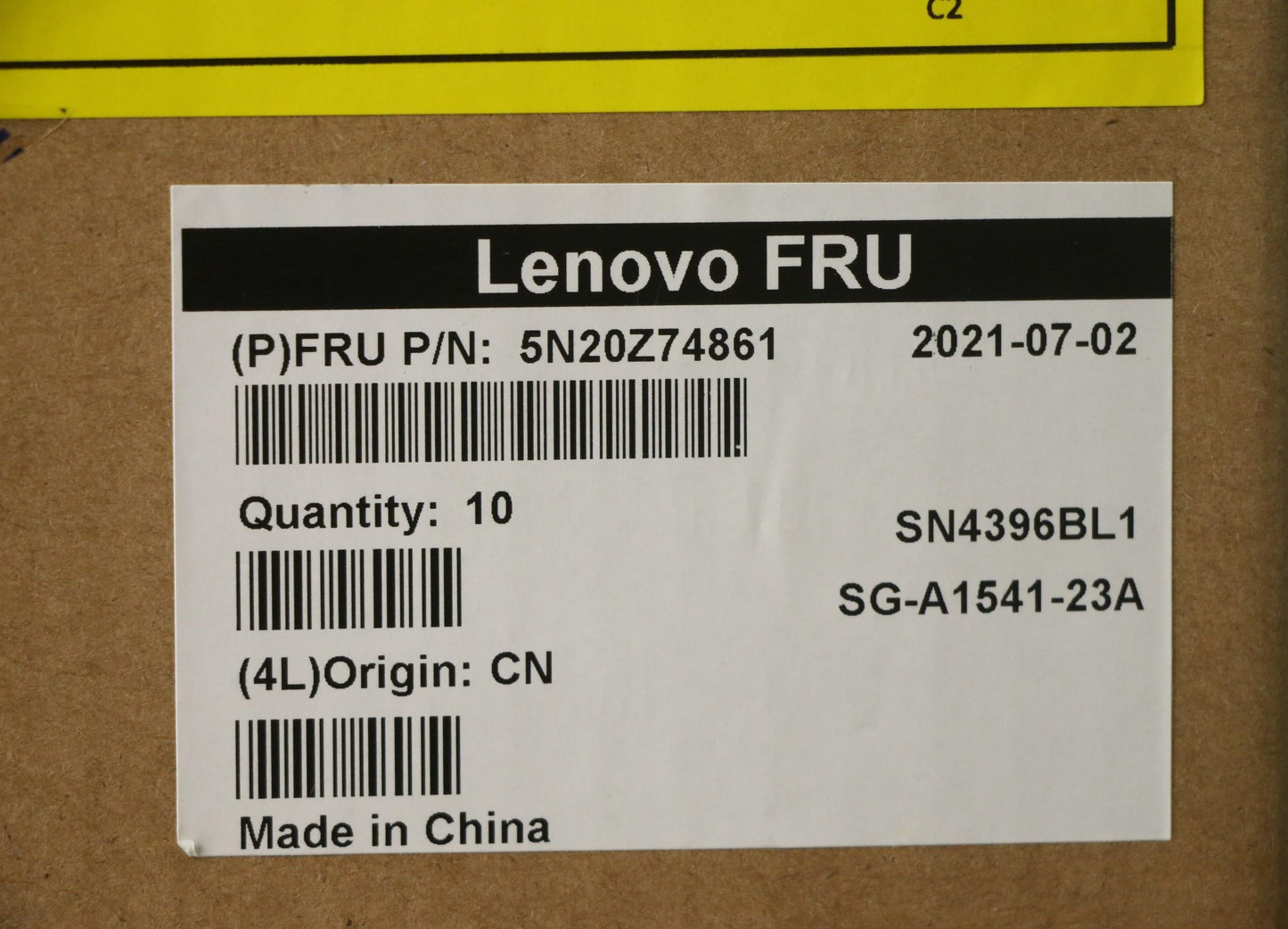 Lenovo Keyboard, Internal - 5N20Z74861