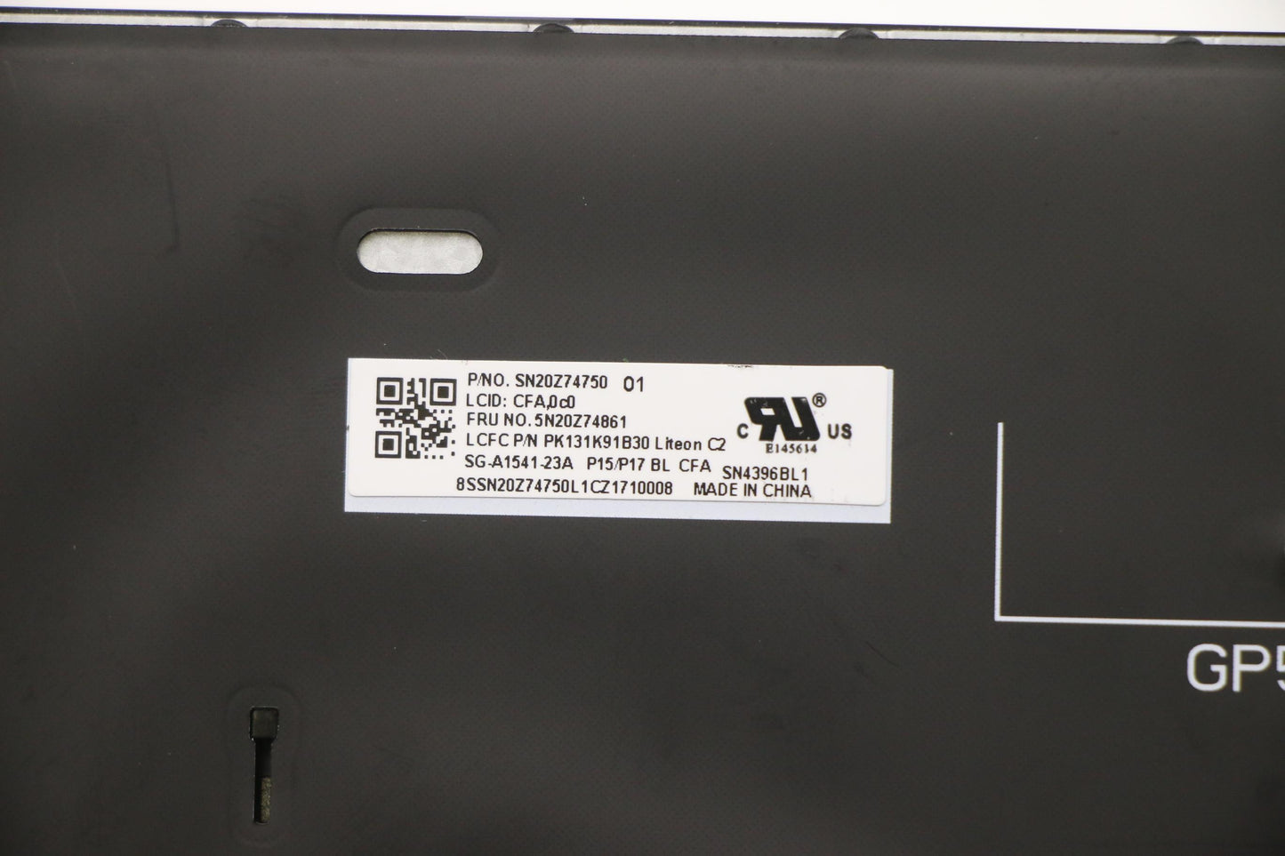 Lenovo Keyboard, Internal - 5N20Z74861