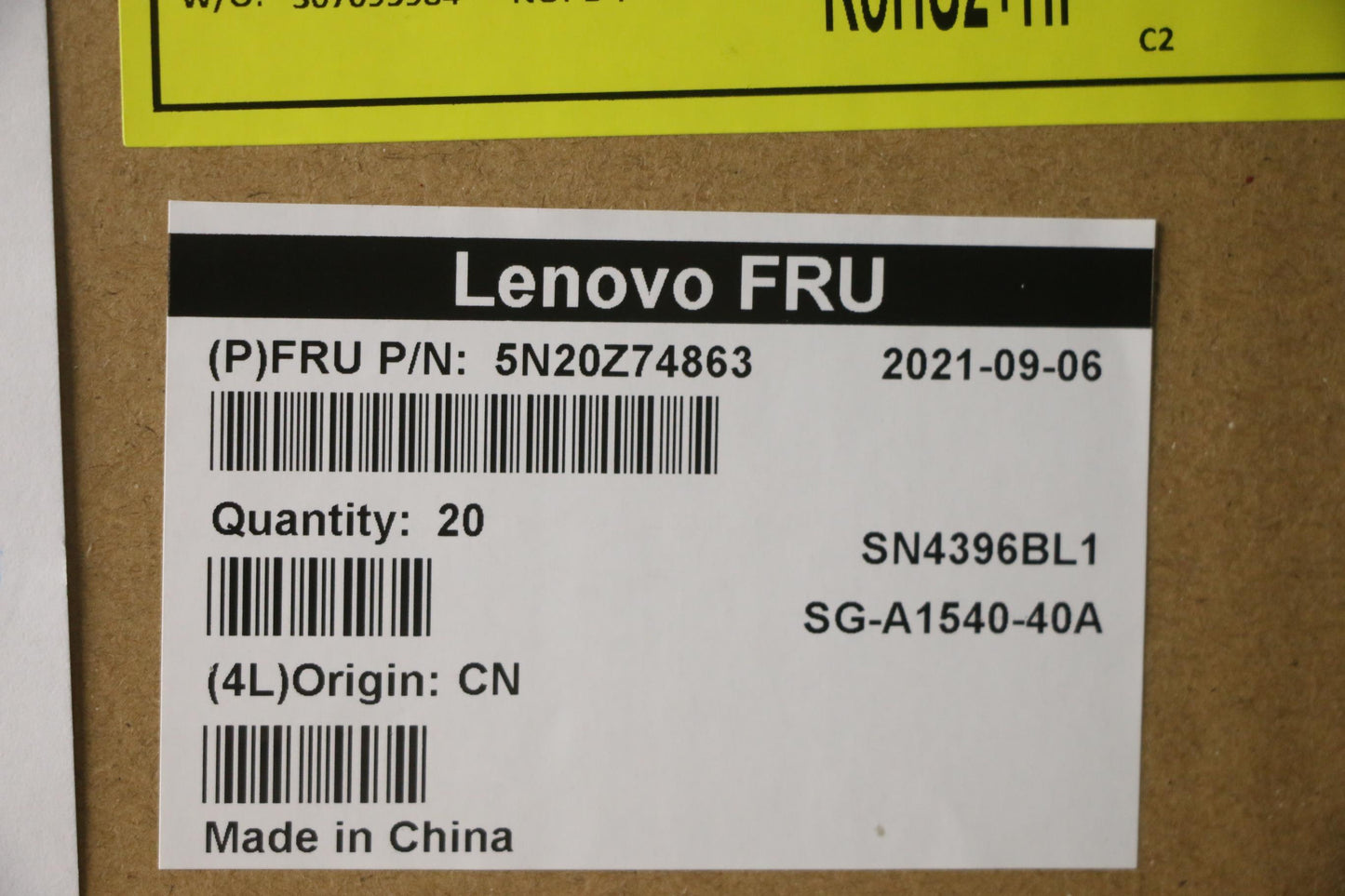 Lenovo Keyboard, Internal - 5N20Z74863