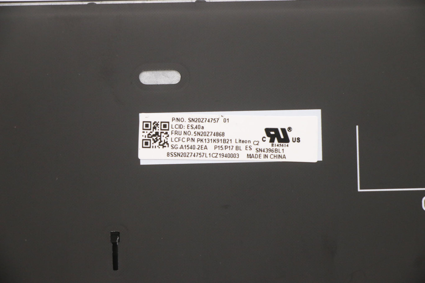 Lenovo Keyboard, Internal - 5N20Z74868