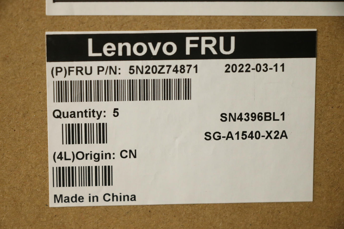 Lenovo Keyboard, Internal - 5N20Z74871