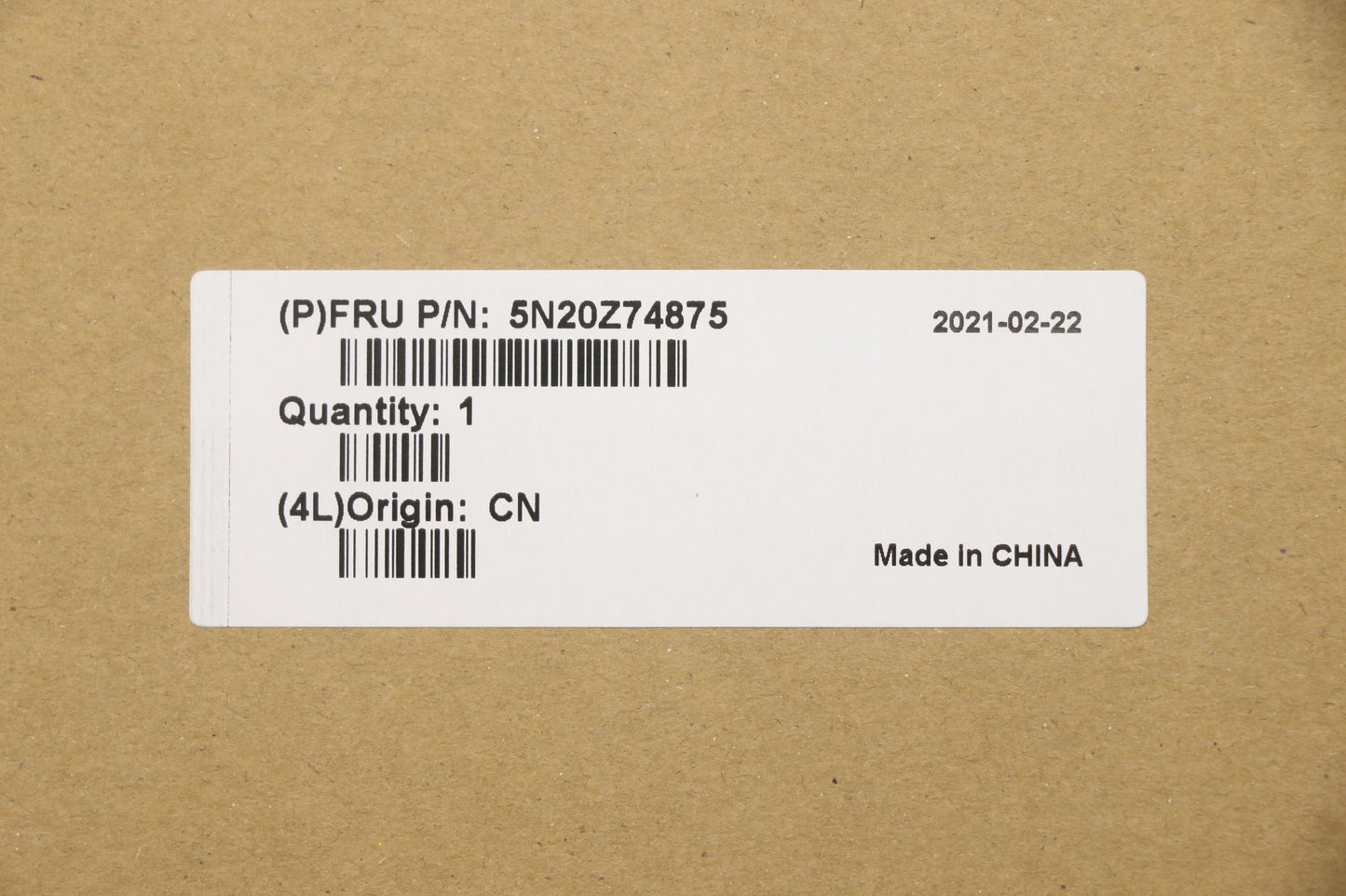 Lenovo Keyboard, Internal - 5N20Z74875