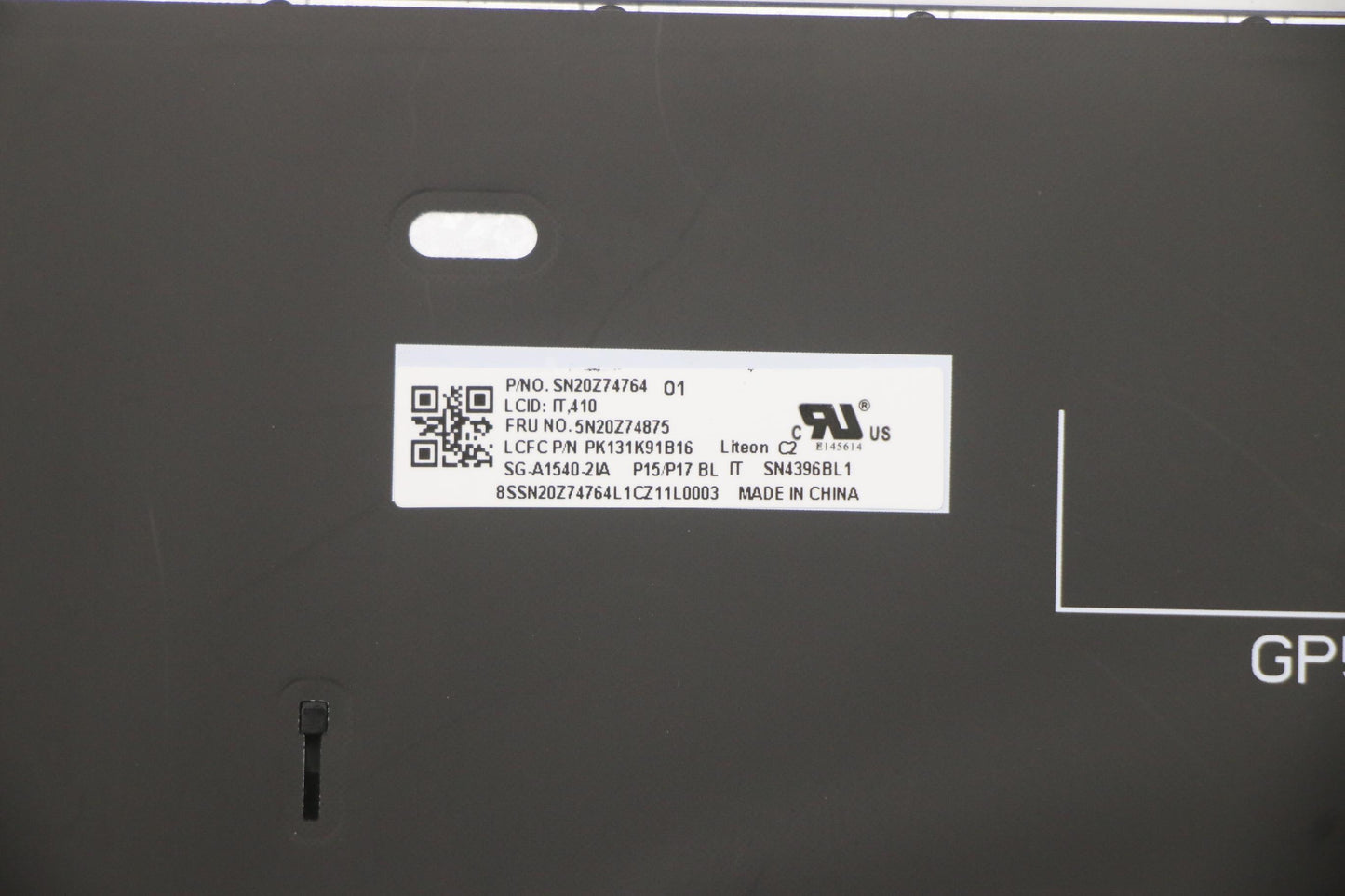 Lenovo Keyboard, Internal - 5N20Z74875