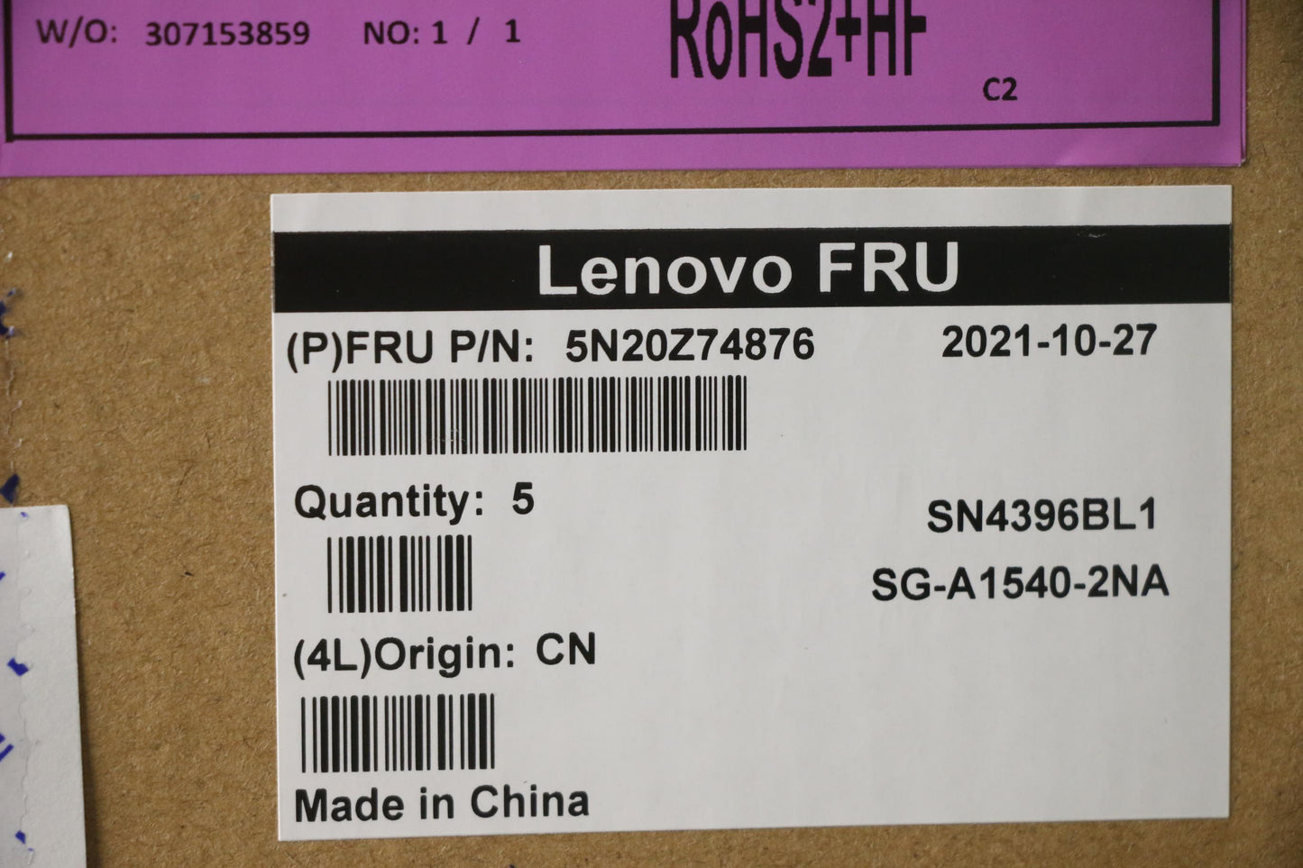 Lenovo Keyboard, Internal - 5N20Z74876