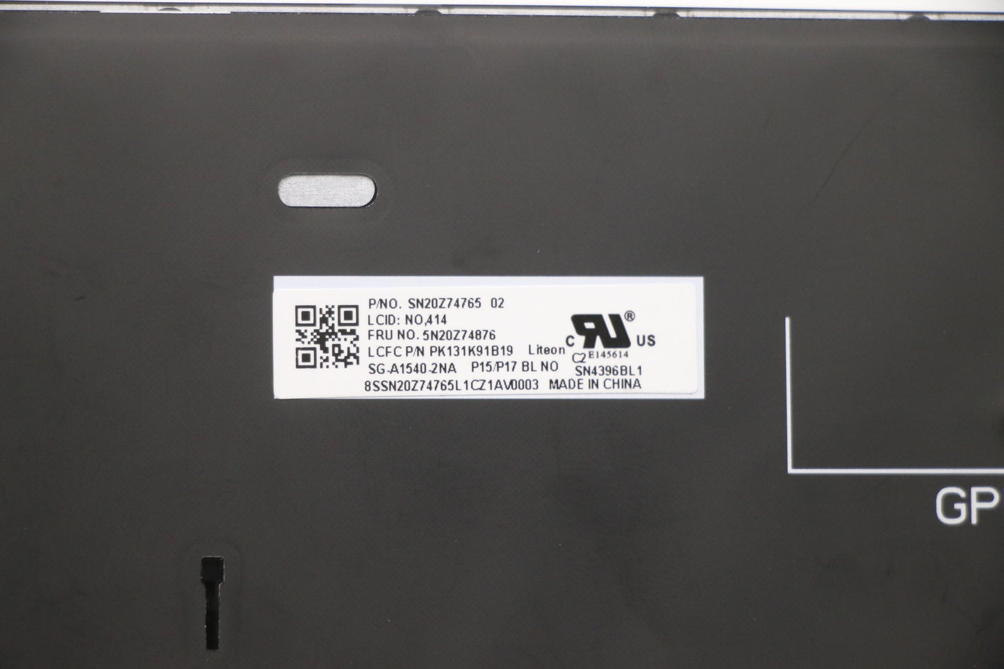 Lenovo Keyboard, Internal - 5N20Z74876