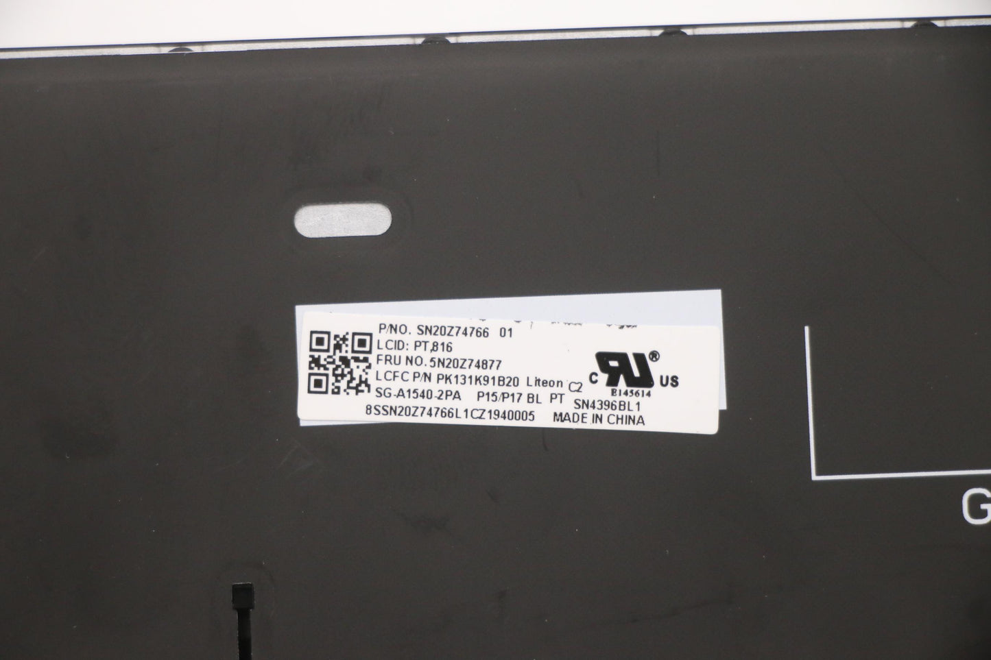 Lenovo Keyboard, Internal - 5N20Z74877