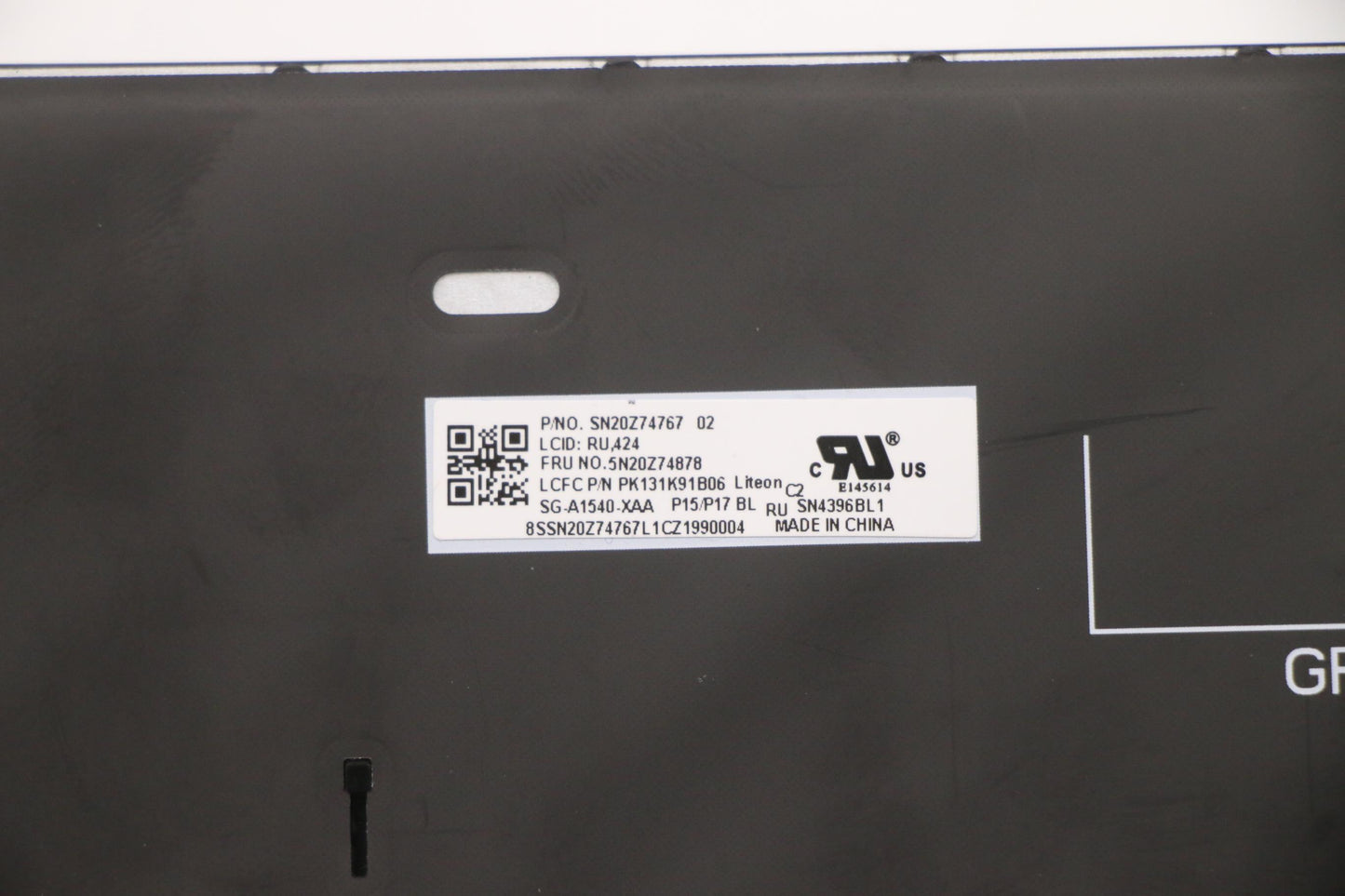 Lenovo Keyboard, Internal - 5N20Z74878
