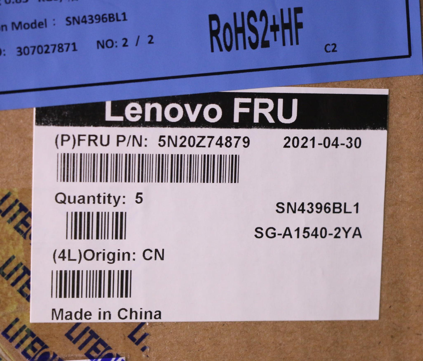 Lenovo Keyboard, Internal - 5N20Z74879