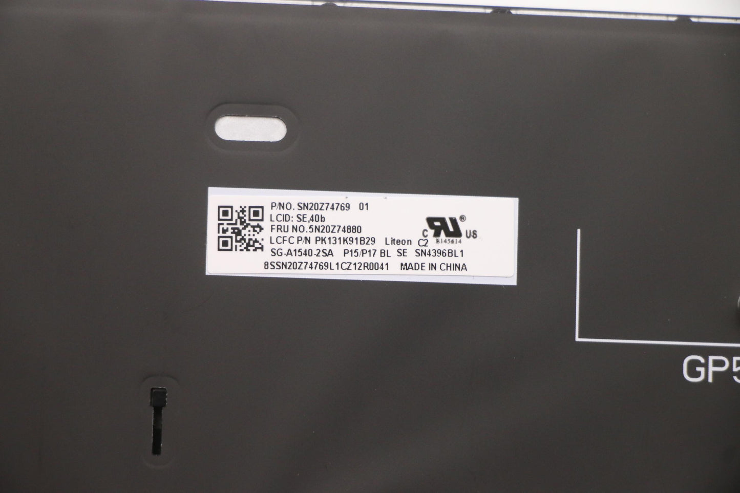 Lenovo Keyboard, Internal - 5N20Z74880