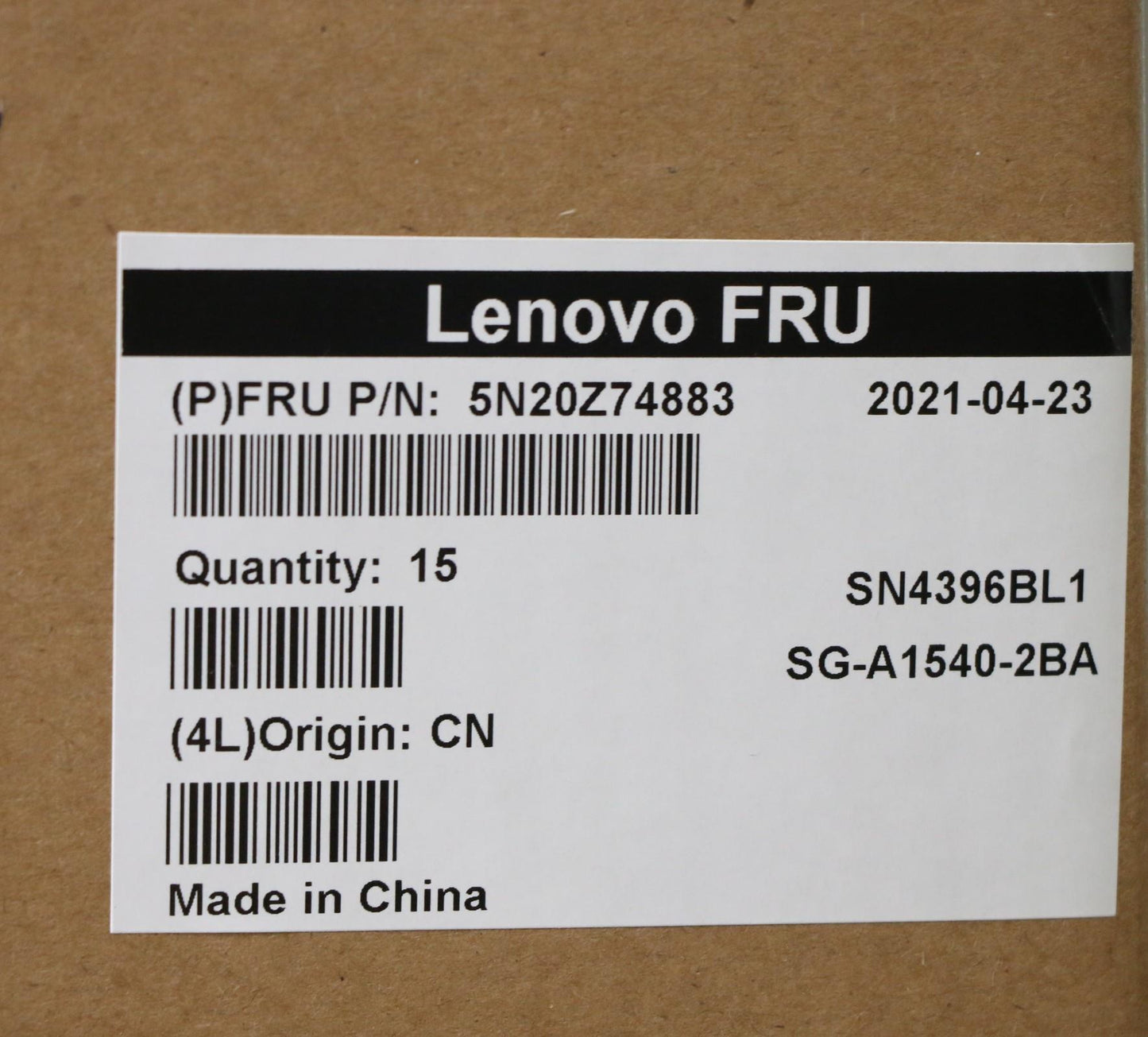 Lenovo Keyboard, Internal - 5N20Z74883