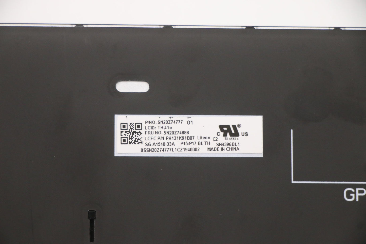 Lenovo Keyboard, Internal - 5N20Z74888