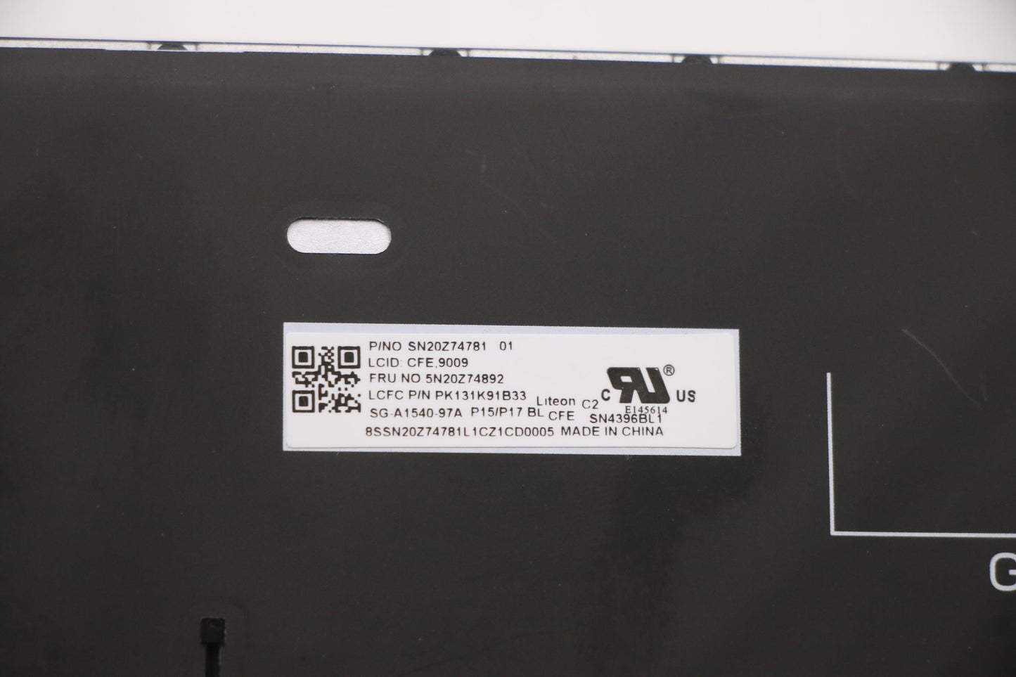 Lenovo Keyboard, Internal - 5N20Z74892