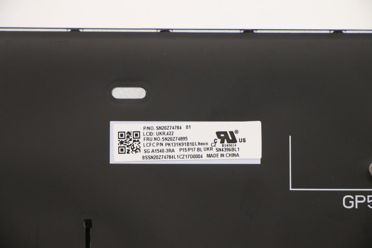 Lenovo Keyboard, Internal - 5N20Z74895