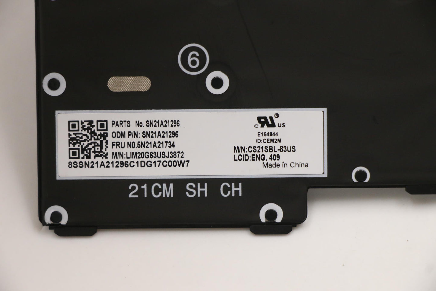 Lenovo Nb_Kyb Cs21Kbd Sktop Chy,Bl,Bk - 5N21A21734