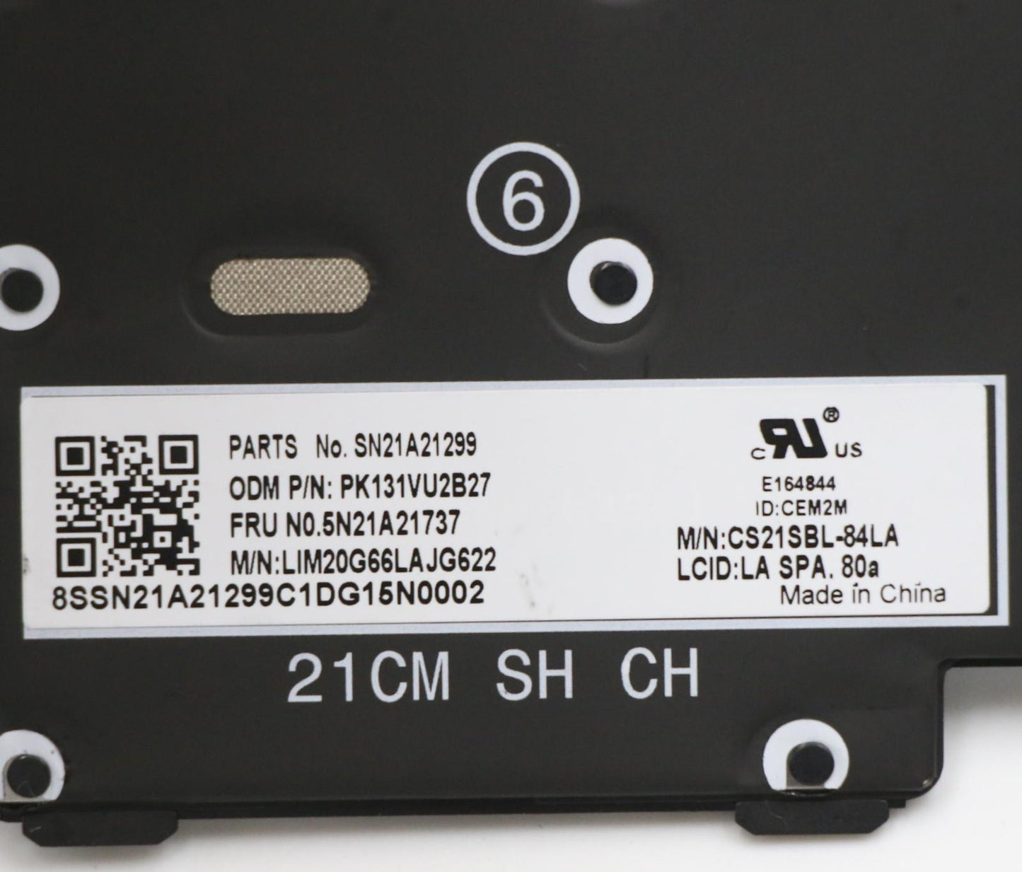 Lenovo Nb_Kyb Cs21Kbd Sktop Chy,Bl,Bk - 5N21A21737