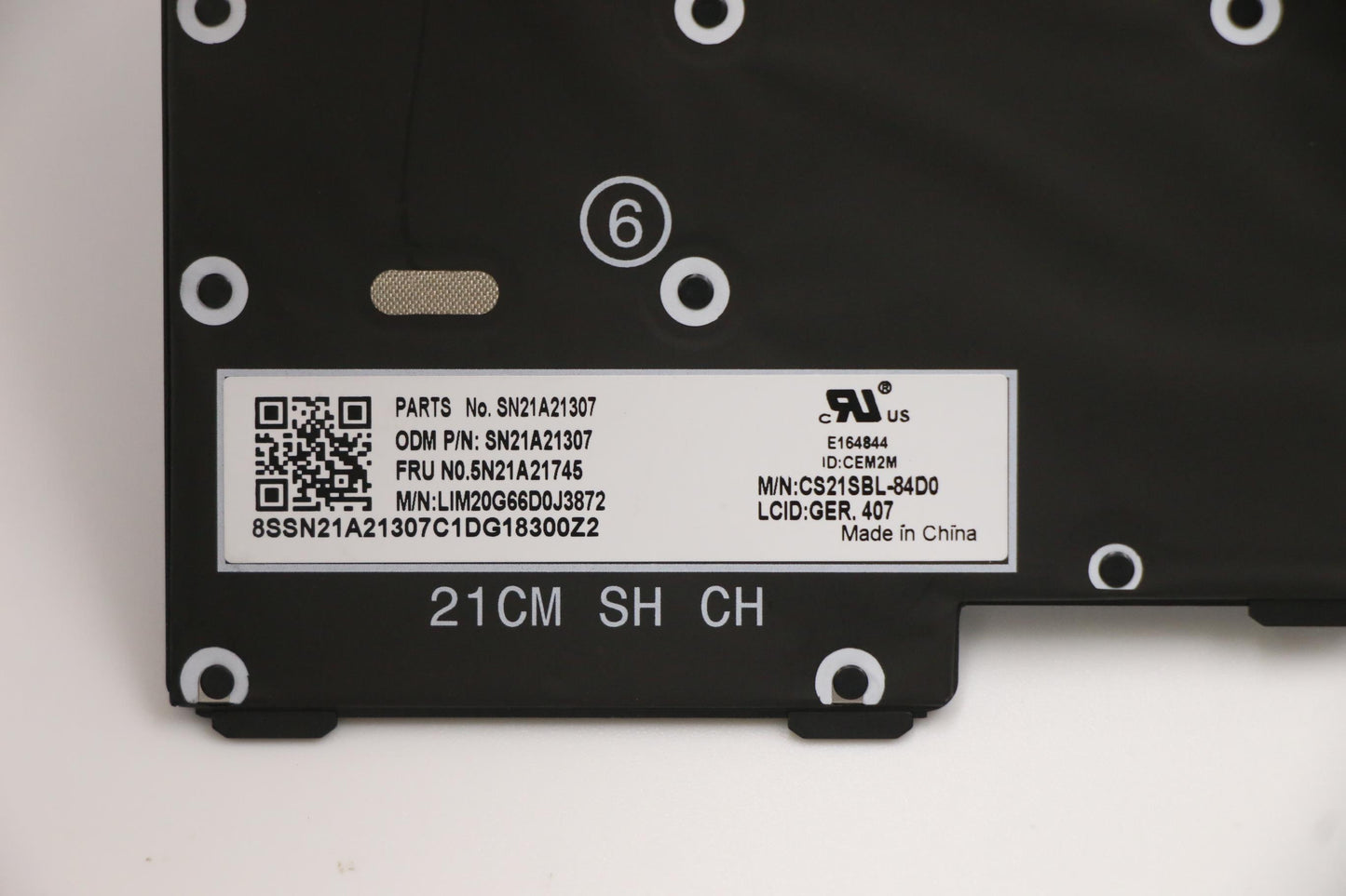Lenovo Nb_Kyb Cs21Kbd Sktop Chy,Bl,Bk - 5N21A21745