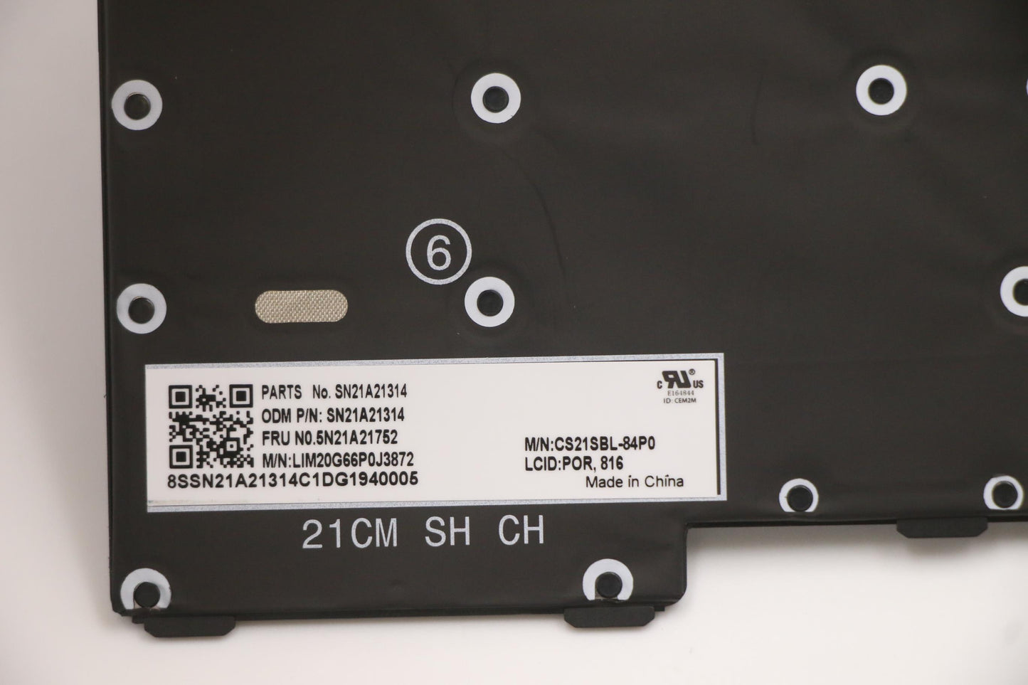 Lenovo Nb_Kyb Cs21Kbd Sktop Chy,Bl,Bk - 5N21A21752