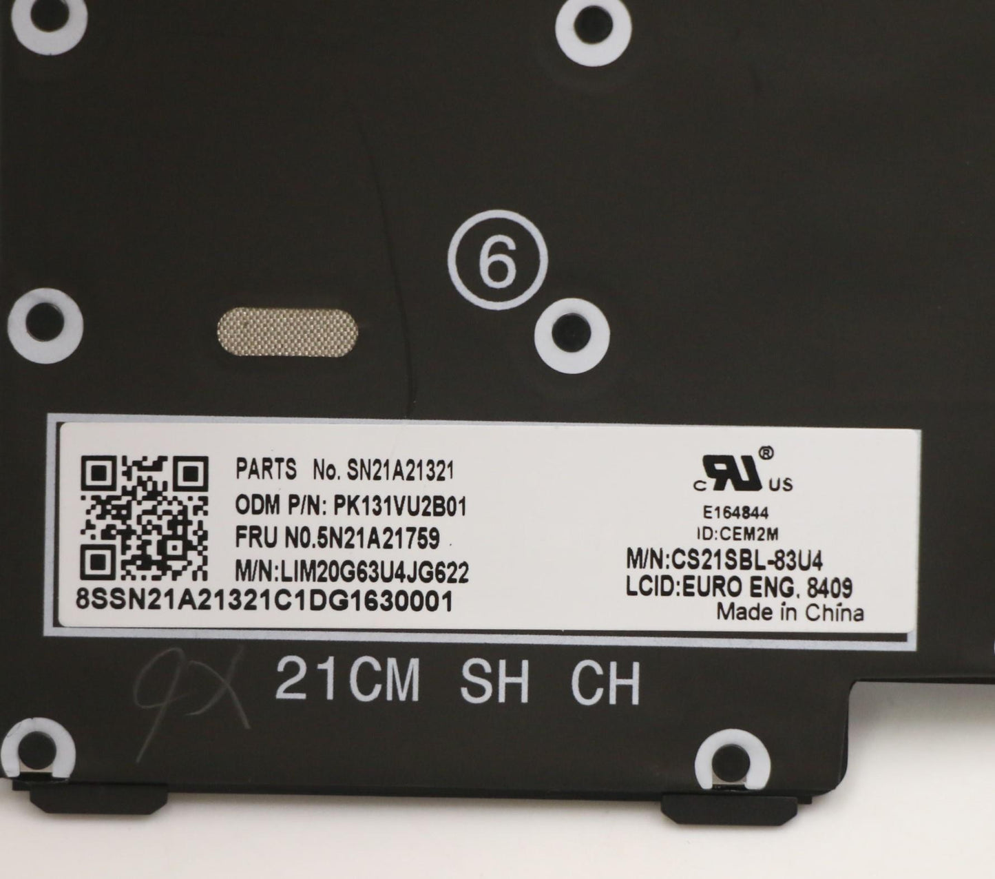 Lenovo Nb_Kyb Cs21Kbd Sktop Chy,Bl,Bk - 5N21A21759