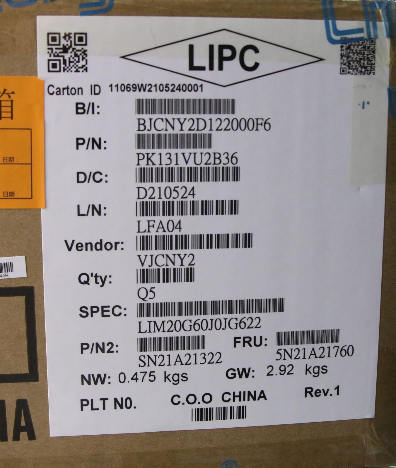 Lenovo Nb_Kyb Cs21Kbd Sktop Chy,Bl,Bk - 5N21A21760