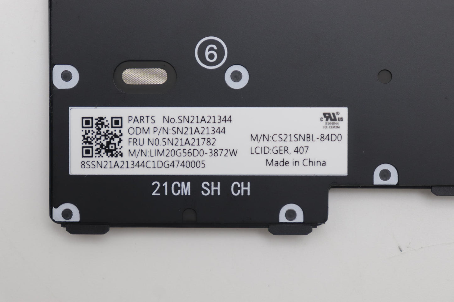 Lenovo Nb_Kyb Cs21Kbd Sktop Chy,Nbl,B - 5N21A21782