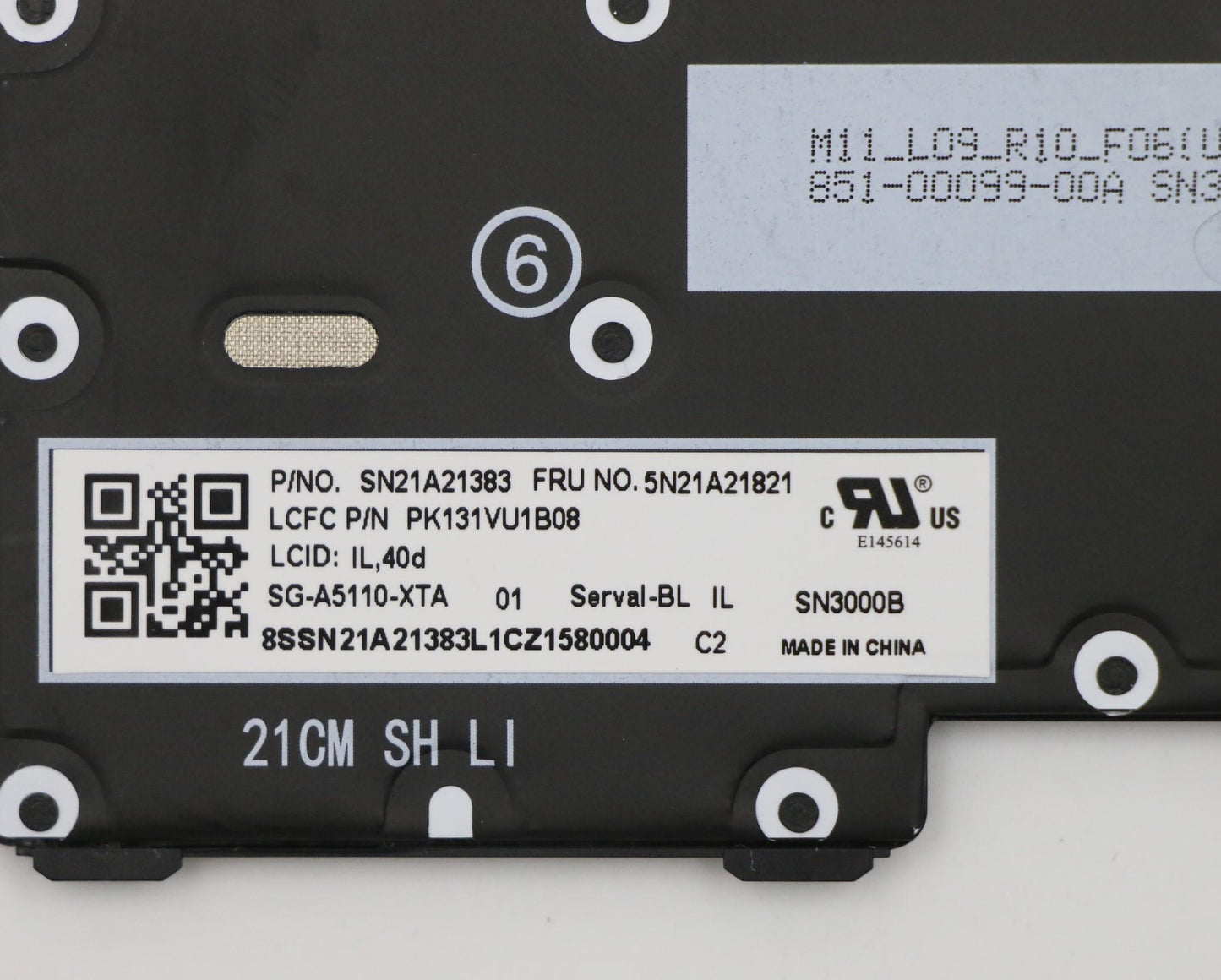 Lenovo Nb_Kyb Cs21Kbd Sktop Ltn,Bl,Bk - 5N21A21821