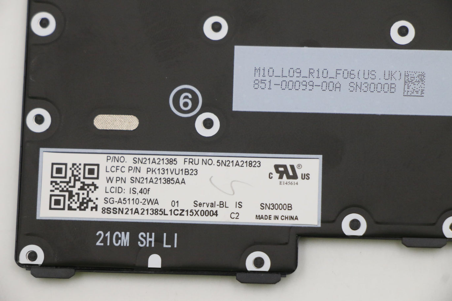 Lenovo Nb_Kyb Cs21Kbd Sktop Ltn,Bl,Bk - 5N21A21823