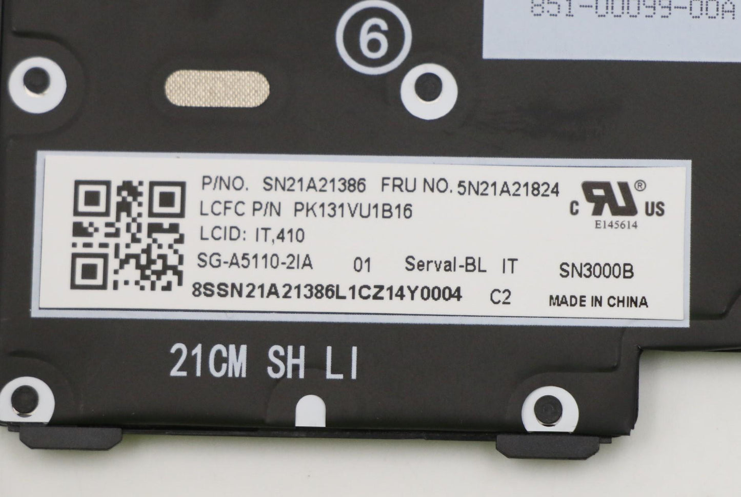 Lenovo Nb_Kyb Cs21Kbd Sktop Ltn,Bl,Bk - 5N21A21824