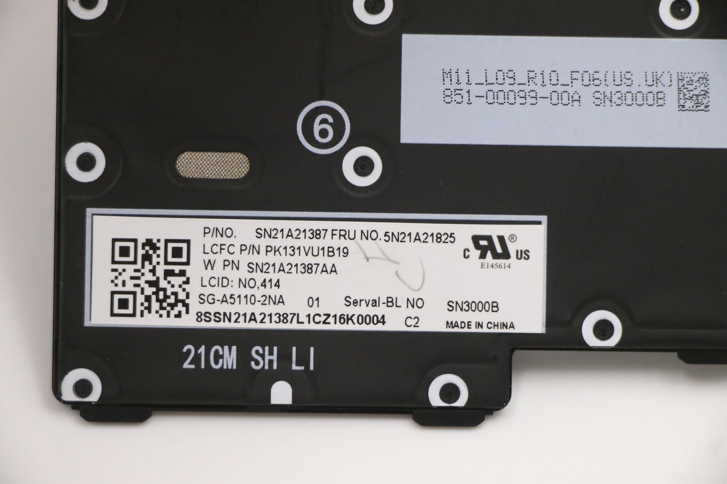 Lenovo Nb_Kyb Cs21Kbd Sktop Ltn,Bl,Bk - 5N21A21825