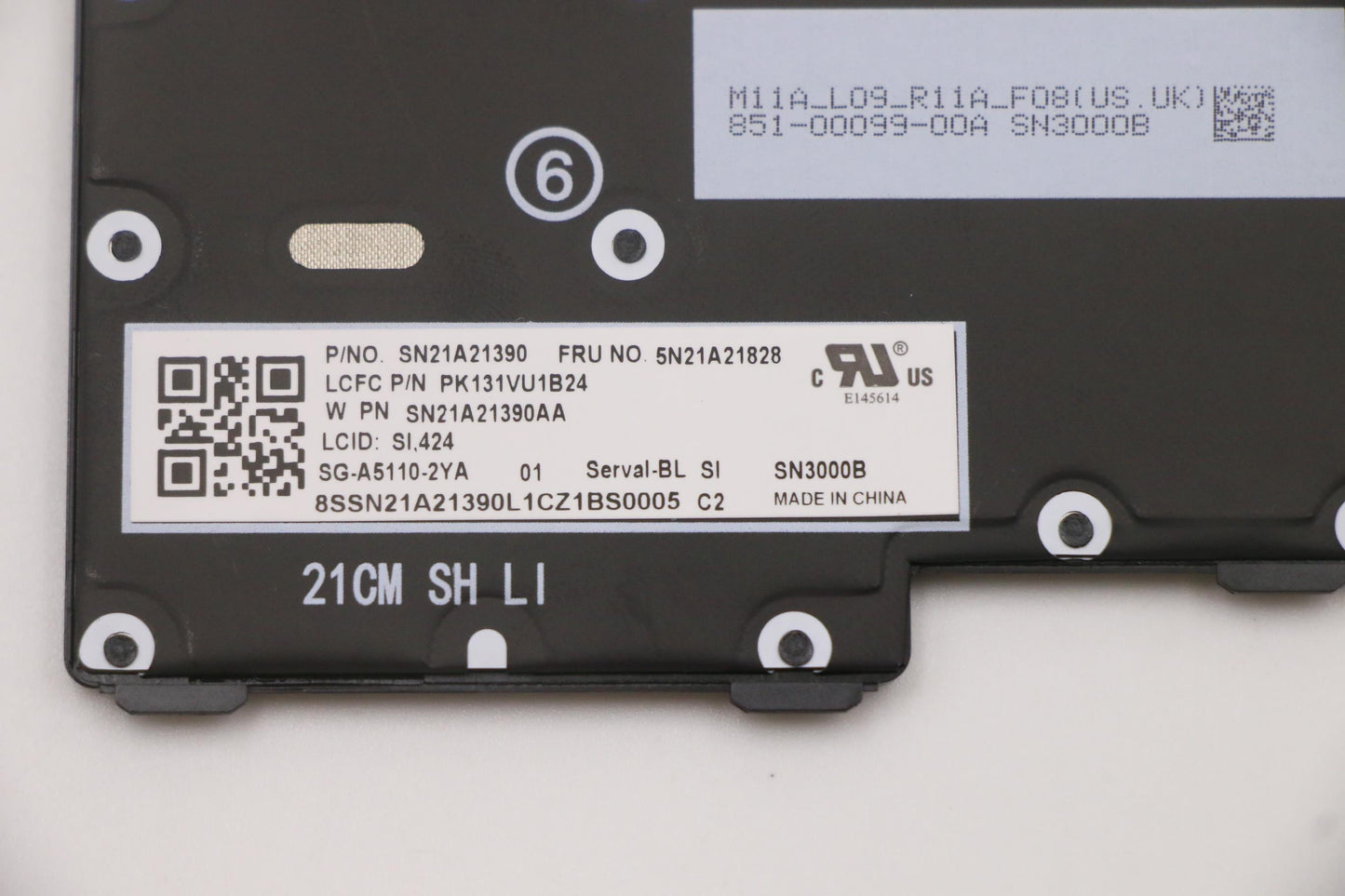 Lenovo Nb_Kyb Cs21Kbd Sktop Ltn,Bl,Bk - 5N21A21828