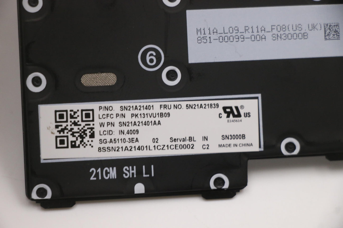 Lenovo Nb_Kyb Cs21Kbd Sktop Ltn,Bl,Bk - 5N21A21839
