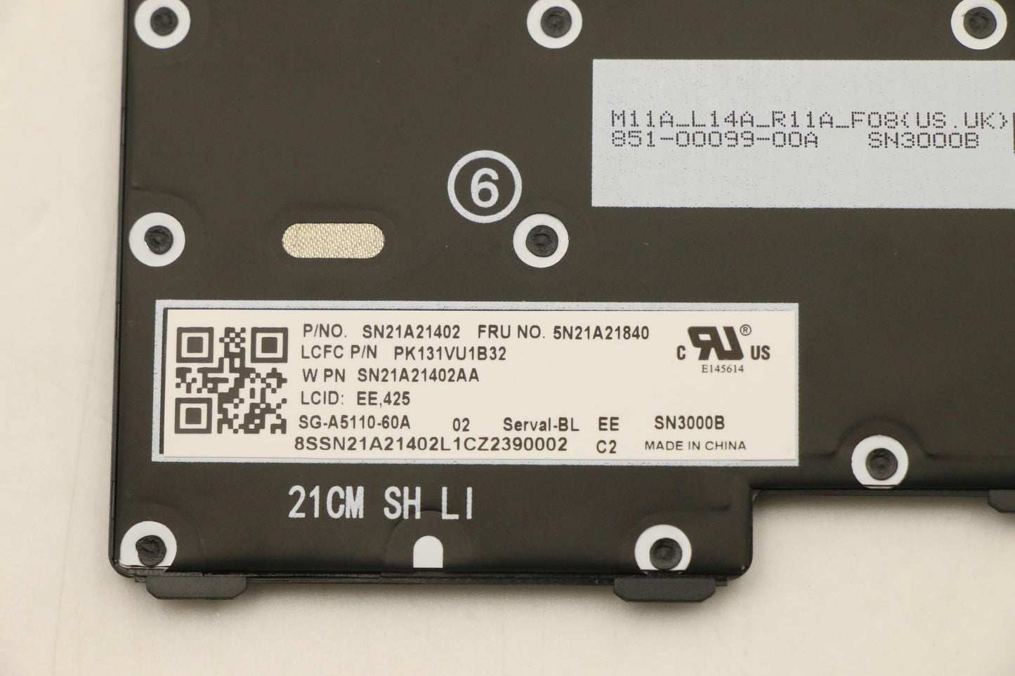 Lenovo Nb_Kyb Cs21Kbd Sktop Ltn,Bl,Bk - 5N21A21840