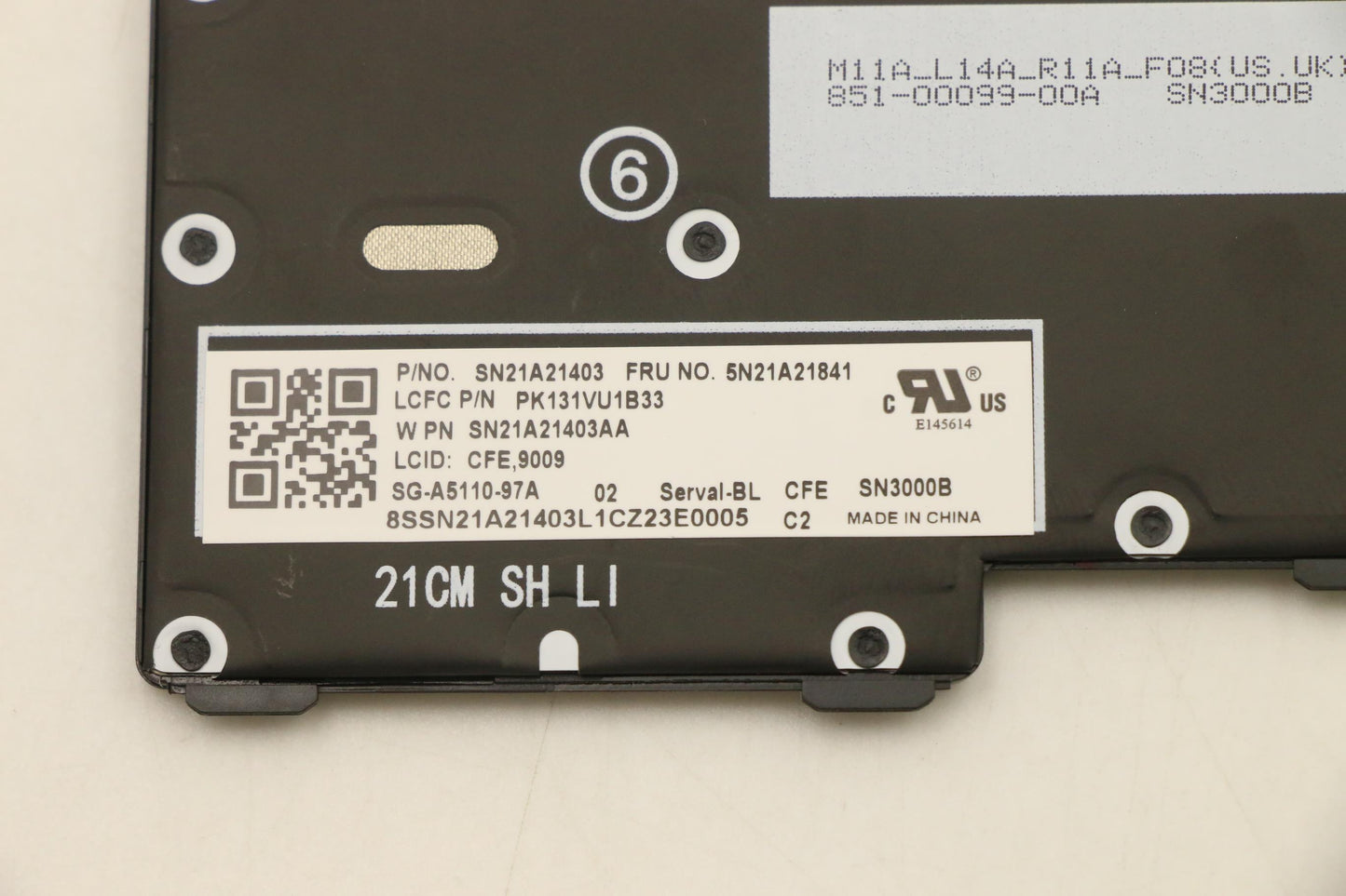 Lenovo Nb_Kyb Cs21Kbd Sktop Ltn,Bl,Bk - 5N21A21841