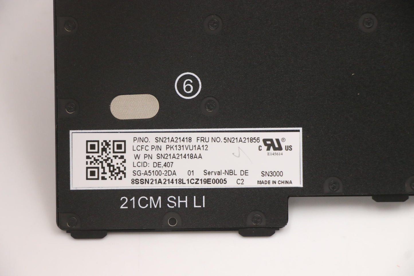Lenovo Nb_Kyb Cs21Kbd Sktop Ltn,Nbl,B - 5N21A21856