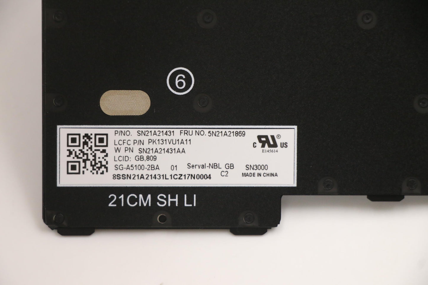 Lenovo Nb_Kyb Cs21Kbd Sktop Ltn,Nbl,B - 5N21A21869