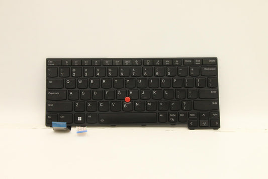 Lenovo Internal Keyboard, USA English Layout, Black, Backlit - 5N21A21882