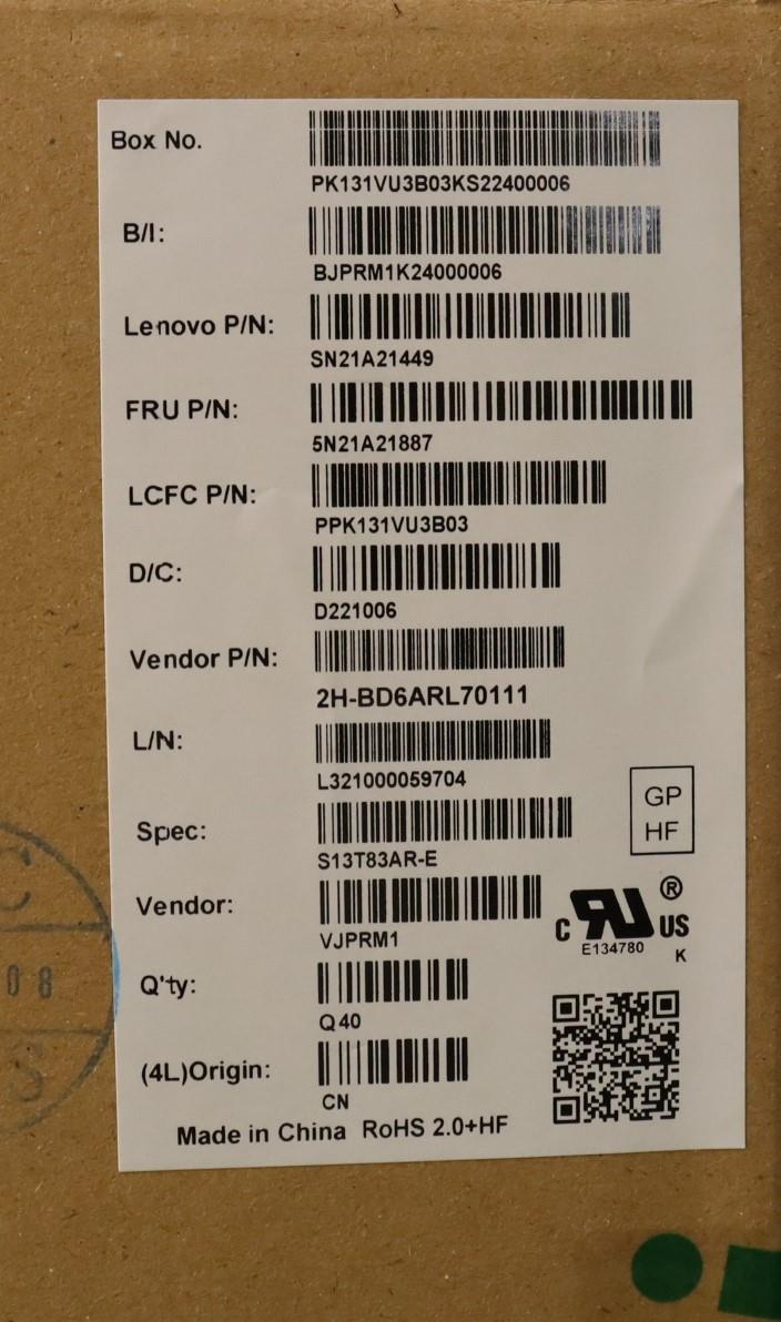 Lenovo Nb_Kyb Cs21Kbd Sktop Pmx,Bl,Bk - 5N21A21887