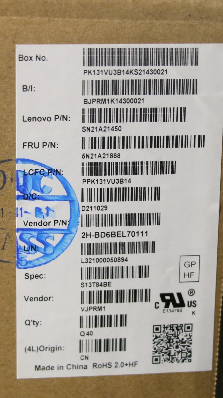 Lenovo Nb_Kyb Cs21Kbd Sktop Pmx,Bl,Bk - 5N21A21888