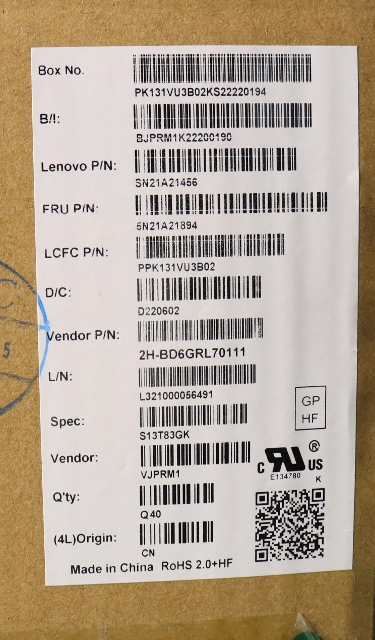Lenovo Nb_Kyb Cs21Kbd Sktop Pmx,Bl,Bk - 5N21A21894